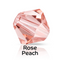 Preciosa -  Beads - ROSE PEACH - MC Rondelle Bead