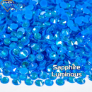 SAPPHIRE LUMINOUS - LuxStone - Flatback Non Hotfix NHF