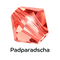 Preciosa - Beads - PADPARADSCHA - Rondelle Bead (DISCONTINUED)