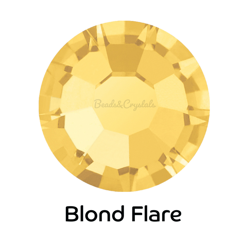 BLOND FLARE - Preciosa Flatback -  NON HOTFIX