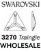 Swarovski Sew on - TRIANGLE 3270 - WHOLESALE