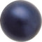 Preciosa - Pearl - DARK BLUE - Button Pearl 1/2H half drilled
