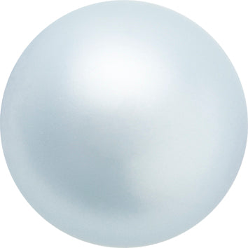 Preciosa - Pearl - LIGHT BLUE - Button Pearl 1/2H half drilled