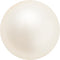 Preciosa - Pearl - LIGHT CREAMROSE Round Pearl MAXIMA 1/2H