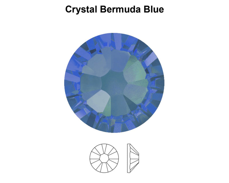 Swarovski  NHF - BERMUDA BLUE  - Flatback - Non hotfix