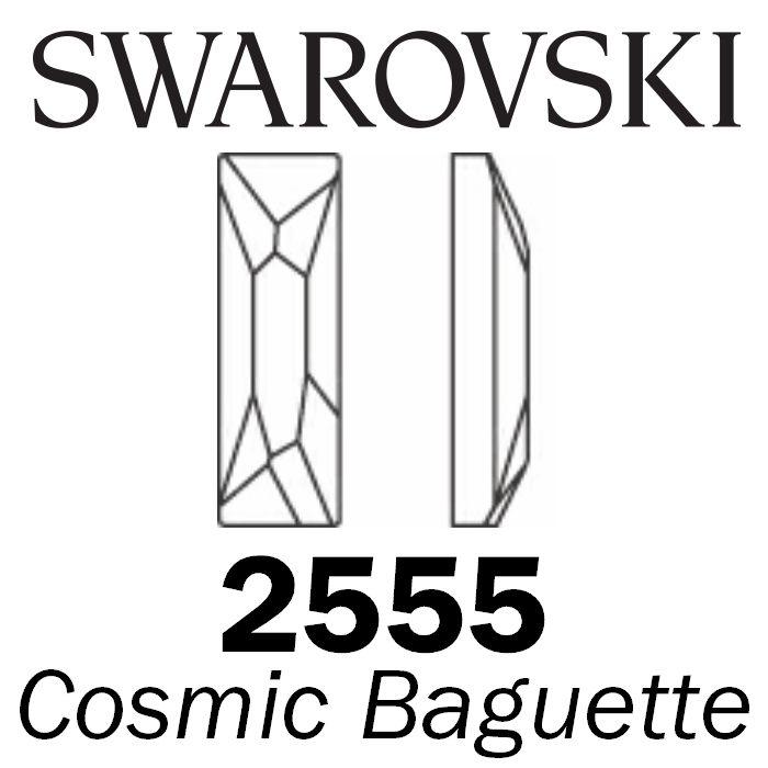 Swarovski Flatback HOTFIX - COSMIC BAGUETTE 2555 HF (Retail packs)