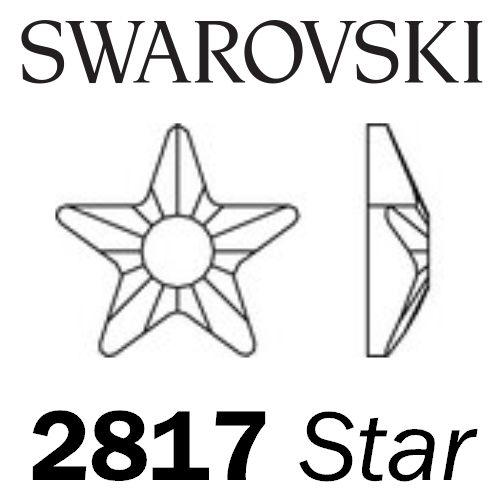 Swarovski Flatback HOTFIX - STAR FB 2817 HF (Retail packs)