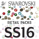 Swarovski FlatBack HOTFIX RETAIL pack - SS16 (100pcs per pack)