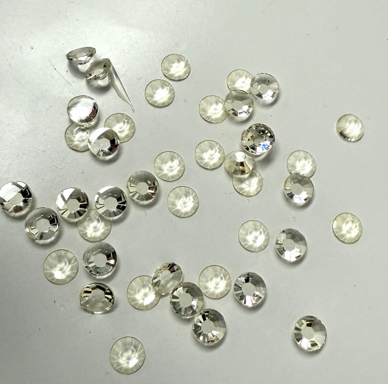 Jelly Resin No-Hotfix Flatback Crystals - CLEAR TRANSPARENT