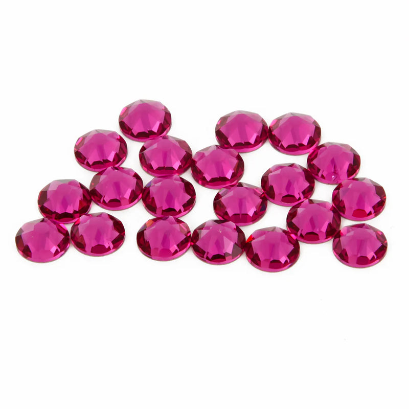 Swarovski  NHF - FUCHSIA - Flatback - Non hotfix