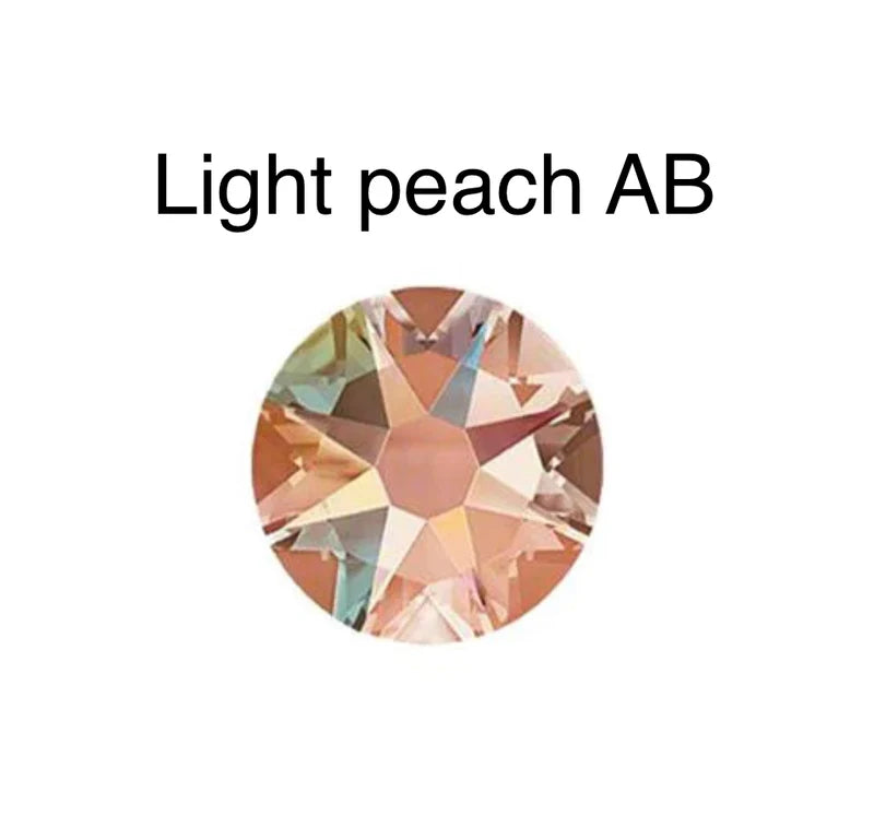 Swarovski  NHF - LIGHT PEACH AB  - Flatback - Non hotfix