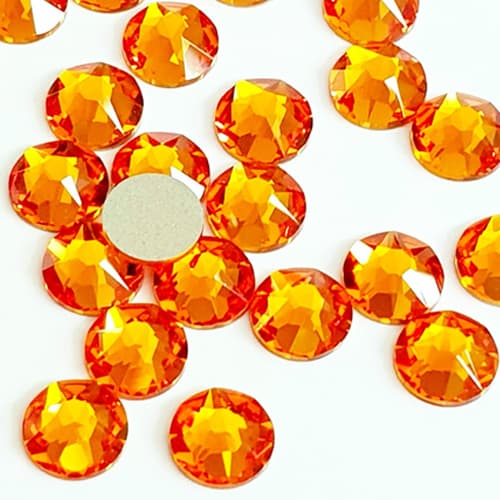 Swarovski  NHF - TANGERINE - Flatback - Non hotfix