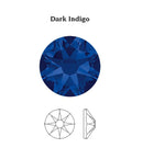 Swarovski  NHF - DARK INDIGO - Flatback - Non hotfix