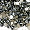 Swarovski  NHF - JET HEMATITE  - Flatback - Non hotfix