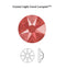 Swarovski HF - LIGHT CORAL - Flatback - HOTFIX