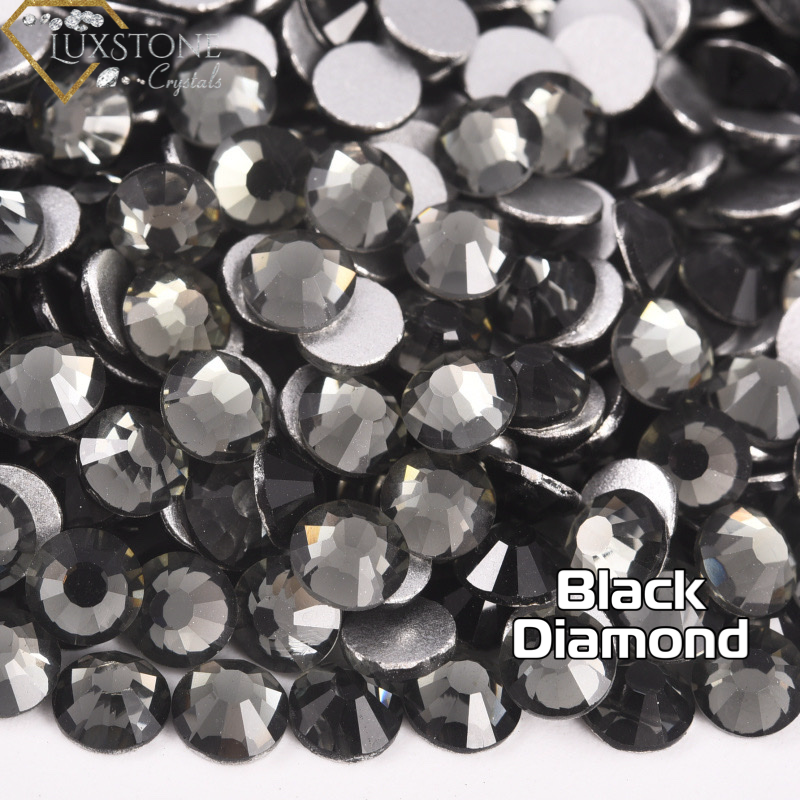 BLACK DIAMOND  - LuxStone - Flatback Non Hotfix NHF