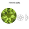 Swarovski  NHF - OLIVINE  - Flatback - Non hotfix