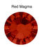 Swarovski  NHF - RED MAGMA - Flatback - Non hotfix