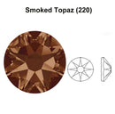 Swarovski  NHF - SMOKED TOPAZ - Flatback - Non hotfix