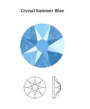 Swarovski  NHF - SUMMER BLUE - Flatback - Non hotfix