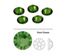 Swarovski HF - FERN GREEN - Flatback - HOTFIX