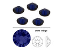 Swarovski  NHF - DARK INDIGO - Flatback - Non hotfix