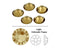 Swarovski  NHF - LIGHT COLORADO TOPAZ - Flatback - Non hotfix