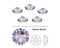 Swarovski  NHF - SMOKY MAUVE - Flatback - Non hotfix