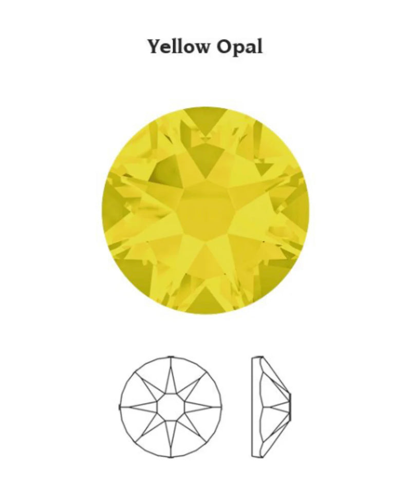 Swarovski  NHF - YELLOW OPAL - Flatback - Non hotfix