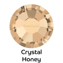CRYSTAL HONEY - Preciosa Flatback - HOTFIX HF
