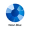 NEON BLUE - Preciosa Flatback -  NON HOTFIX