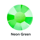 NEON GREEN - Preciosa Flatback -  NON HOTFIX