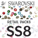 Swarovski FlatBack HOTFIX RETAIL pack - SS8