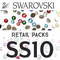 Swarovski FlatBack HOTFIX RETAIL pack - SS10