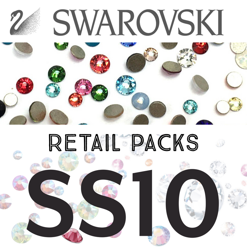 Swarovski FlatBack HOTFIX RETAIL pack - SS10