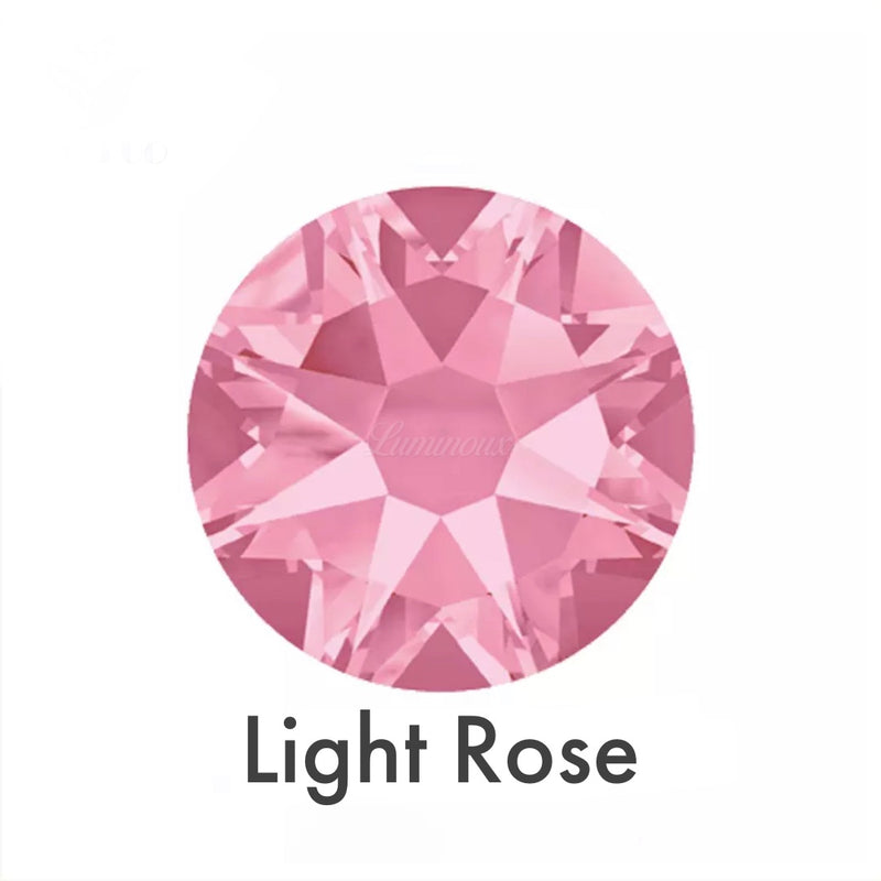 LIGHT ROSE (LIGHT PINK) - Luminoux© - Flatback Non Hotfix