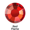 RED FLAME - Preciosa Flatback - HOTFIX HF