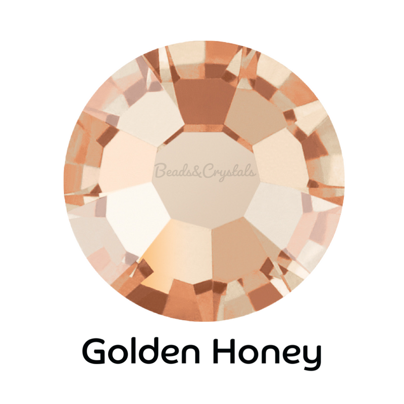 GOLDEN HONEY - Preciosa Flatback - NON HOTFIX
