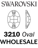 Swarovski Sew on - OVAL 3210 - WHOLESALE