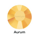 AURUM GOLD  - Preciosa Flatback - HOTFIX HF