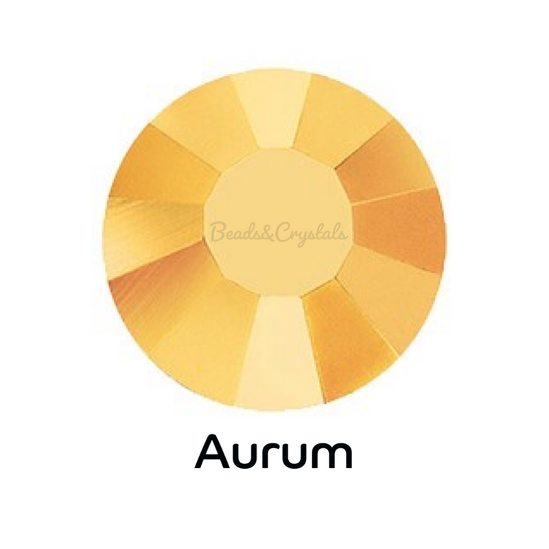 AURUM GOLD - Preciosa Flatback- NON HOTFIX