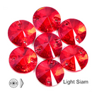 LIGHT SIAM - Luminoux Rivoli Flatback Sew-on 2H
