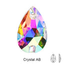 CRYSTAL AB - Luminoux PEAR Flatback Sew-on 2H