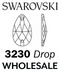 Swarovski Sew on - PEAR Drop 3230 - WHOLESALE