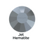 JET HEMATITE - Preciosa Flatback -  HOTFIX HF