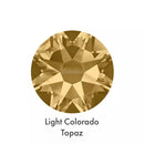 LIGHT COLORADO TOPAZ - Luminoux© - Flatback Non Hotfix