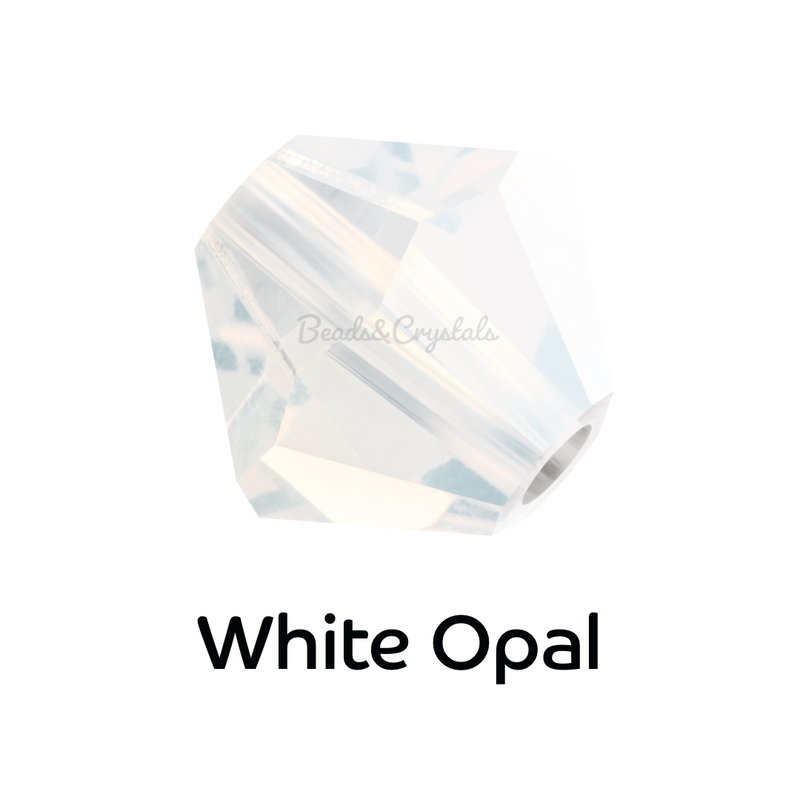 Preciosa - Beads - WHITE OPAL - MC Rondelle Bead
