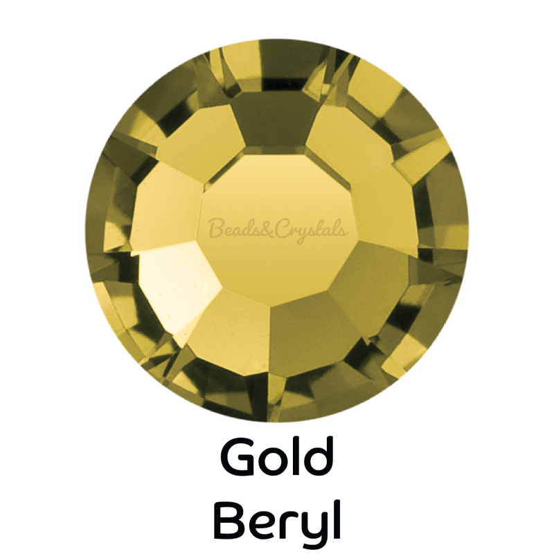 GOLD BERYL - Preciosa® - HOTFIX Discontinued