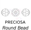 CRYSTAL AB - Preciosa® Round Simple Bead