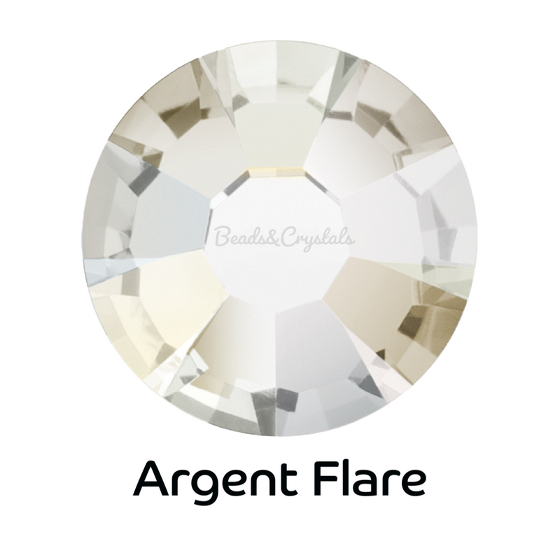 ARGENT FLARE - Preciosa Flatback -  NON HOTFIX